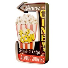 LED Deko Blechschild Kino —