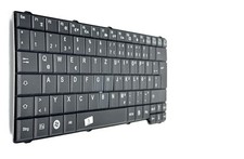 DE - Schwarz Tastatur Keyboard kompatibel für Fujitsu Siemens Celsius H265, H270