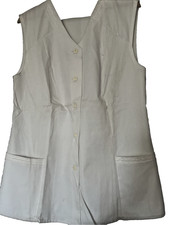 weißer Damen Kasack Kittel