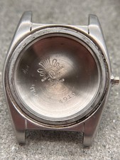 #1672 ORIGINAL ROLEX 4919 BUBBLEBACK VINTAGE GEHÄUSE SET CASE SET EDELSTAHL