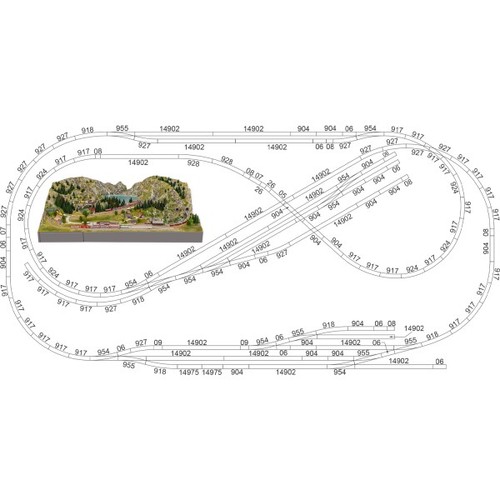 Minitrix gleis set - minitrix,
