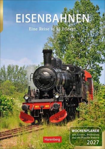 Eisenbahnen wochenplaner 2027 - eisenbahnen,