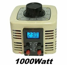  LCD Regeltrafo 1000Watt 4A Ringkerntransformator Stelltrafo Spartrafo