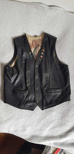 Lederweste kutte biker - biker, rocker