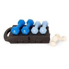 AFH Gymnastik-Hanteln | 6 kg Set im Koffer | Muskelaufbau | Training