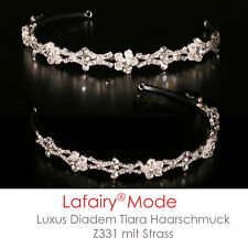 Luxus Haarschmuck Diadem Tiara Brautschmuck mit Strass für Hochzeit Party