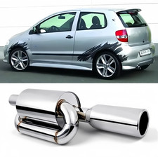 2.5" Inlet 4" Outlet Edelstahl