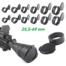 Klappbare Zielfernrohr Okularschutzkappe Schutzkappe Flip Up Open Deckel 25-69mm