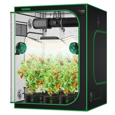 VIVOSUN S558 Growzelt 150x150x200cm Growbox Gewächshaus Grow tent Growschrank