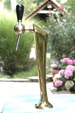 Bierzapfsäule aus Messing  , Bier-Zapfhahn, Bierzapfanlage