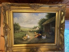 Landhaus Bild Bilderrahmen