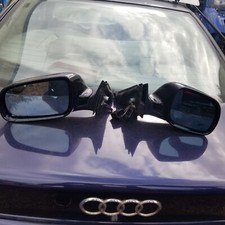 Audi A3 Seitenspiegel Links Fahrerseite in dunkelblau (wie schwarz)