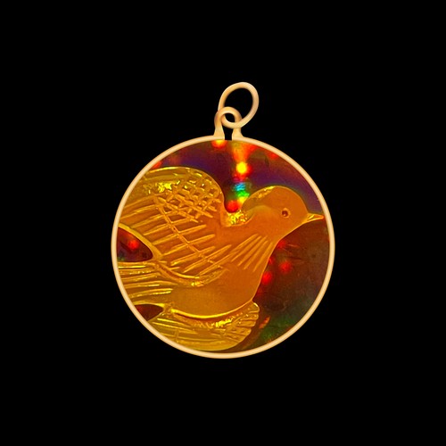 Hologramm anhänger gold - 9, kt