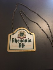 Rhenania Alt Zapfhahnschild