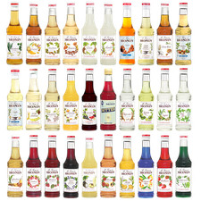 Monin Sirup Alle Geschmäcker 0,25L - Perfekt für Kaffee & Cocktails