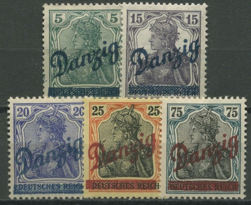 Danzig 1920 germania - danzig, mit