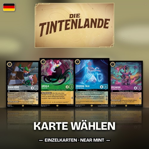 Disney lorcana karten die - disney,