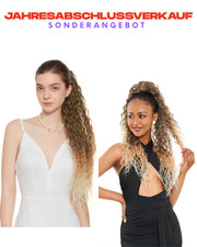 71cm Haarteil Zopf Kordelzug Pferdeschwanz Haarverlängerung Ponytail Braun Blond