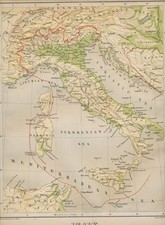 LANDKARTE ITALIEN