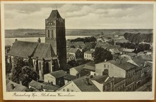 Riesenburg Blick vom Wasserturm 1940 Feldpost Sanitäts Ers Abt 6 Prabuty Danzig