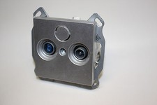 Merten System M TV / SAT Dose mit Abdeckung in alu