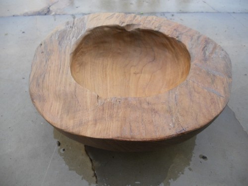 Teak schale obstschale - schale,