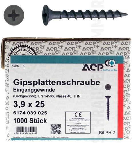 Acp schnellbauschrauben - acp,