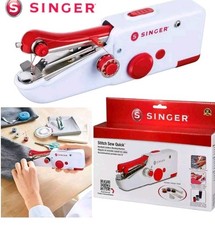 Singer Handnähmaschine tragbar Mobil Mini Nähmaschine Zubehör Nähen 250U/min NEU