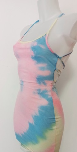 Neu kleid tiedye - sexy, hellblau