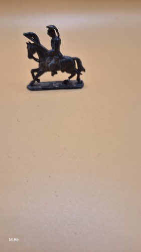 Alte zinnfigur flachfigur - /,