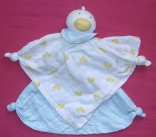 Alana Schmusetuch Ente Küken Vogel Huhn blau weiß gelb