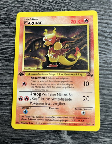 Pokemon karte magmar 62 - karte,