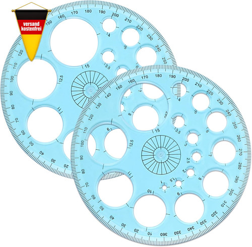 Kreisschablone set - set, 16