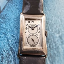 Vintage Rolex Prince Silber Handaufzug Herrenuhr Ref 4462