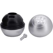 6 Gang Schaltknauf Schalthebel passend für Alfa Romeo Giulietta 2010-2020 Silber