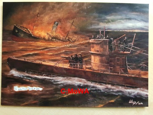 Postkarte 123 vor new - (u-123,
