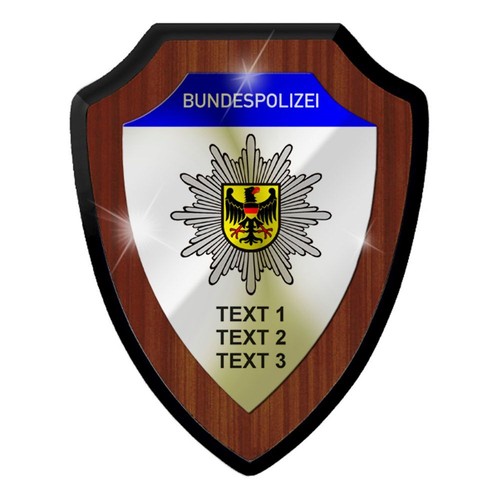 Wappenschild bundespolizei - wappenschild,