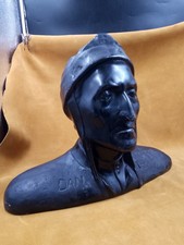 Dante Alighieri, Büste/ Plastik,  Wrsl. Gips, Höhe 31 Cm Breite 39 Cm,  4 Kg