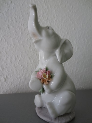 Lladro figur elefant - lladro,