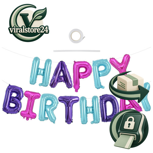 Luftballons banner happy - luftballons,