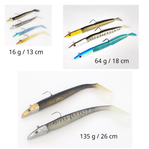 Sandaal 135 g shad - sandaal, 16/64/135