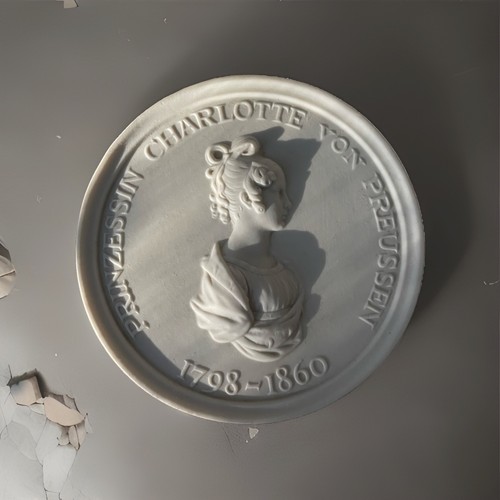 Porzellanmedaille prinzessin - porzellanmedaille,