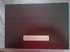 edle Mahagoniholz Münzkassette, Münzbox für Euro Silber Münzen, Top zustand