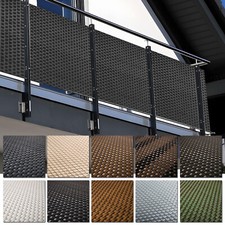 Balkon sichtschutz polyrattan - balkon,