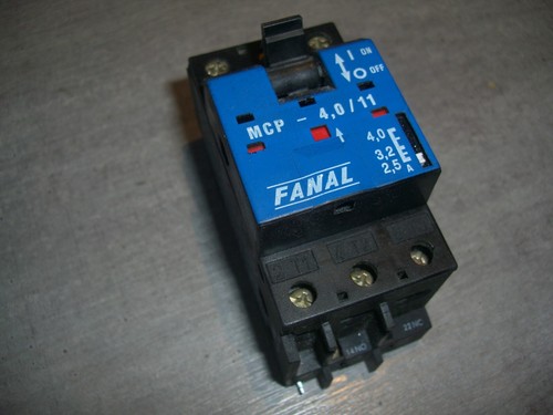 Motorschutzschalter fanal mcp - motorschutzschalter,