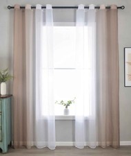 2er Pack Gardinen Farbverlauf