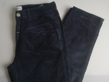 Damen Jeans Cord Hose CLOSED Pedal Pusher It 48 Gr 40 W30 L32 blau Baumwolle