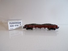 Fleischmann H0 52628702 K US Niederbordwagen mit Schotter der DB in OVP BH1642