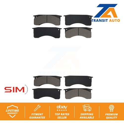Front rear semi metallic brake - semi-metallic,