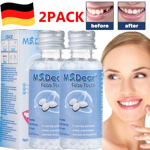 Provisorischer zahnersatz - 2x,